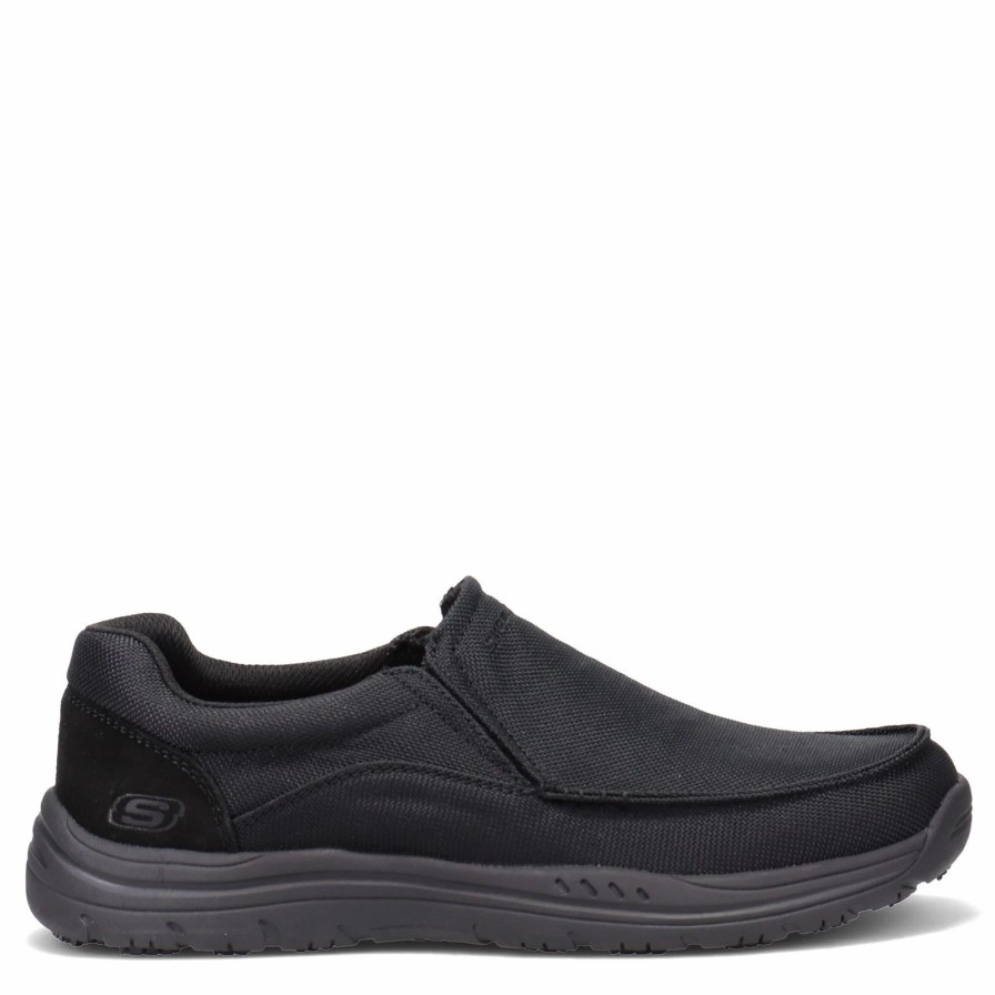 Slip-On * | Skechers Work Men'S Skechers, Otsego Kanvie Sr Slip-On