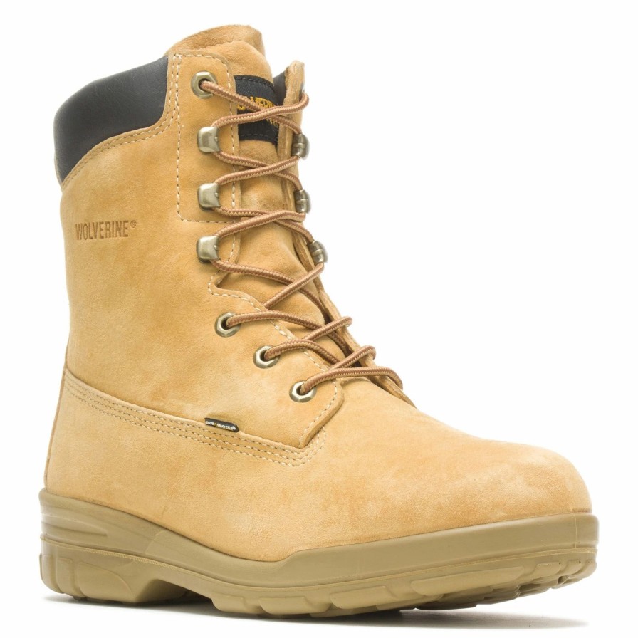 Boots * | Men'S Wolverine Boots, Trappeur 8In Waterproof Work Boot