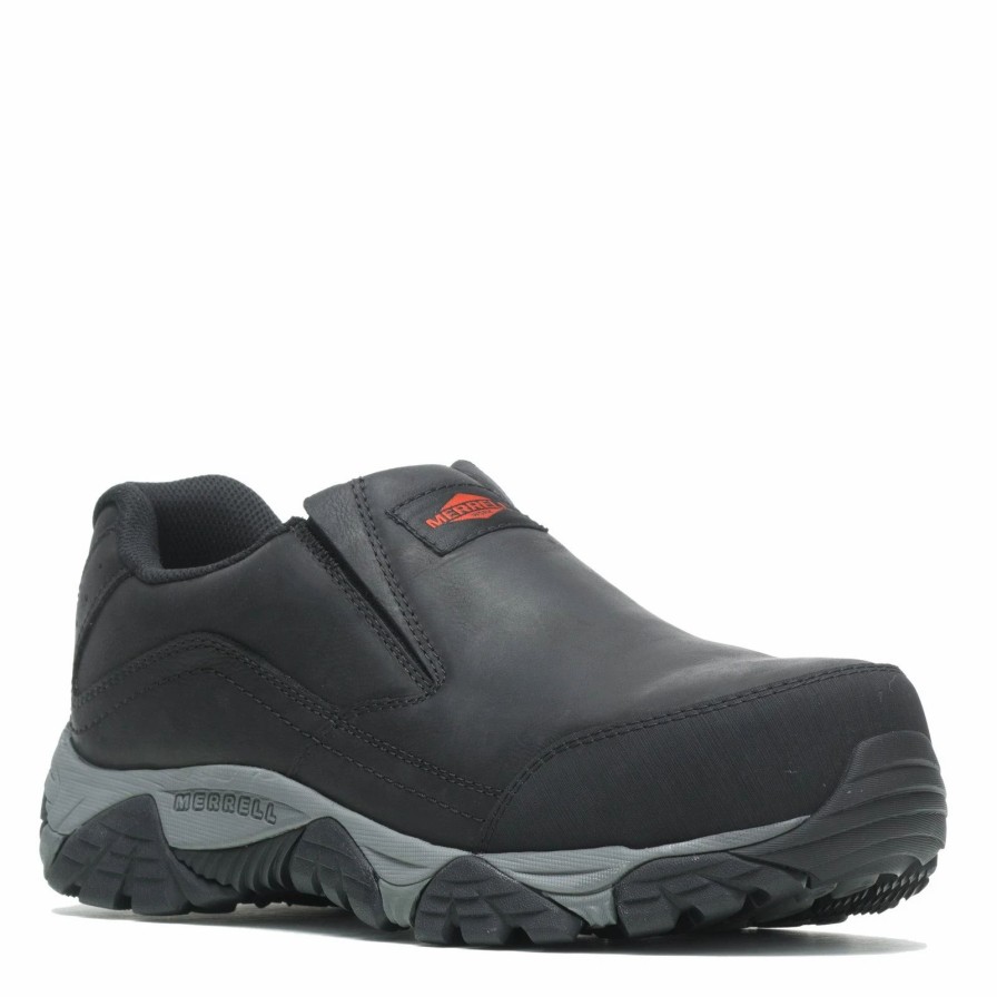 Slip-On * | Men'S Merrell, Moab Adventure Moc Carbon Fiber Slip-On Wide Width