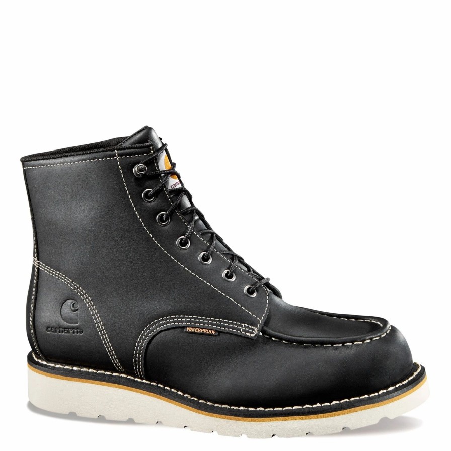 Boots * | Men'S Carhartt, 6 Inch Waterproof Moc Toe Wedge Work Boot