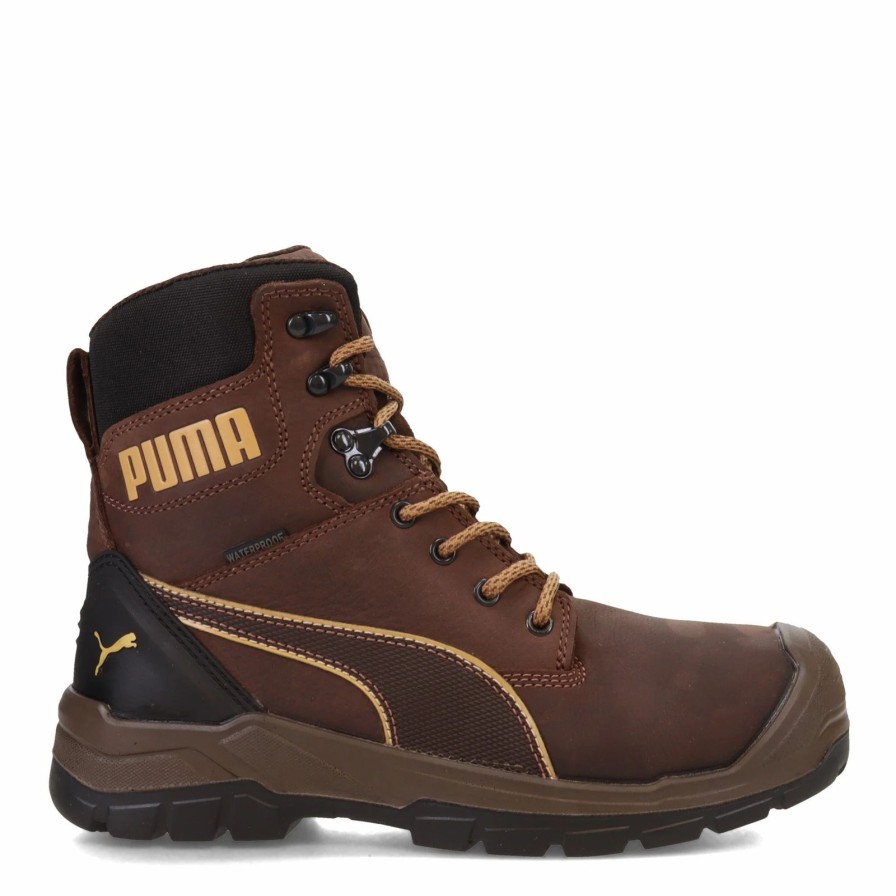 Boots * | Puma Safety Men'S Puma, Conquest 7 Inch Soft Toe Work Boot