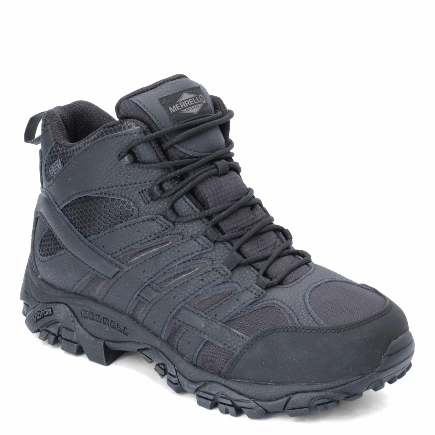 Boots * | Men'S Merrell, Moab 2 Mid Tactical Response Waterproof Boot Wide Width