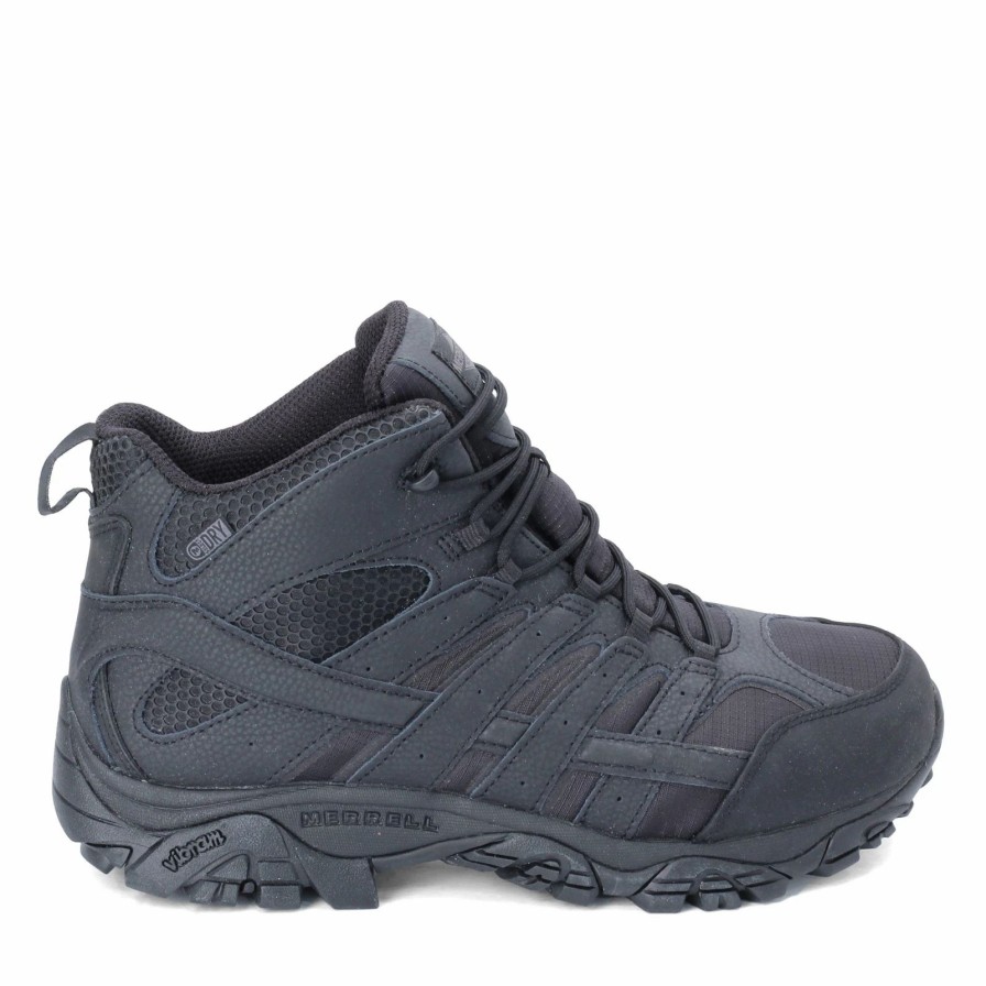 Boots * | Men'S Merrell, Moab 2 Mid Tactical Response Waterproof Boot Wide Width