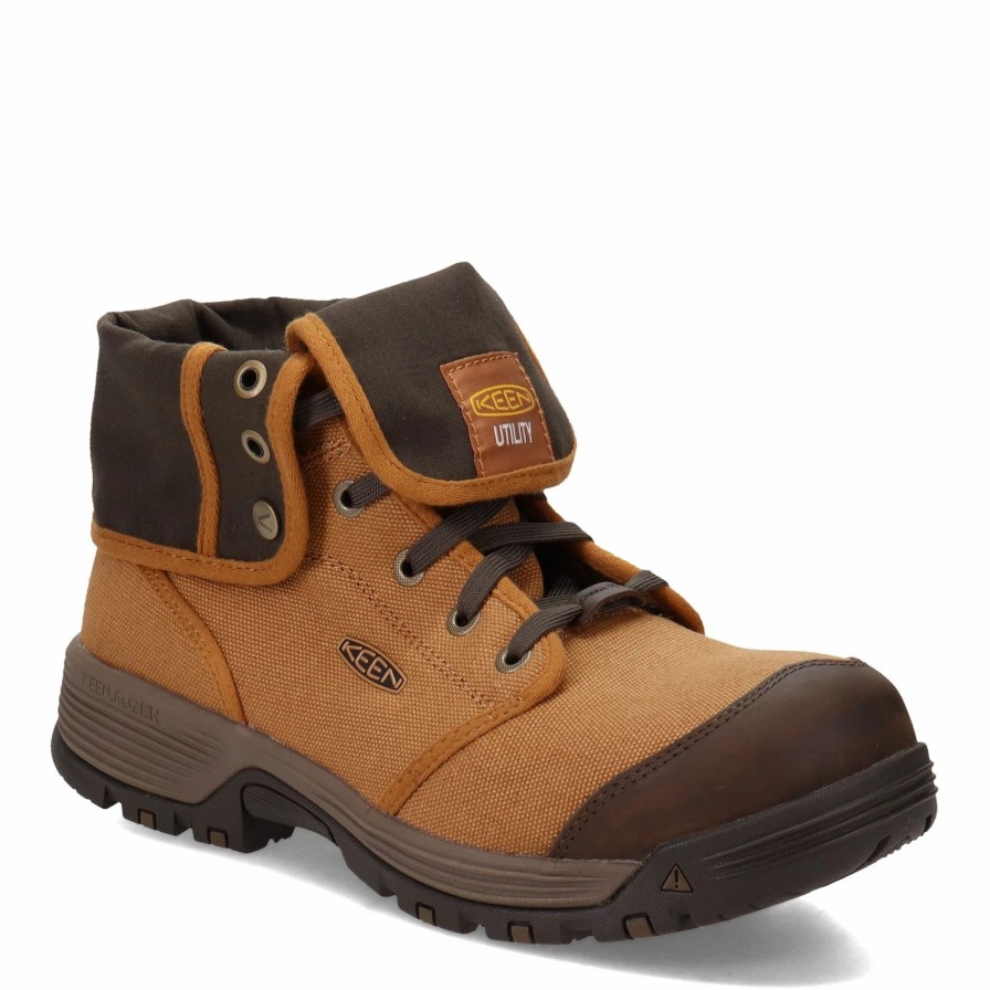 Boots * | Men'S Keen Utility, Roswell Mid Carbon Fiber Toe Work Boot