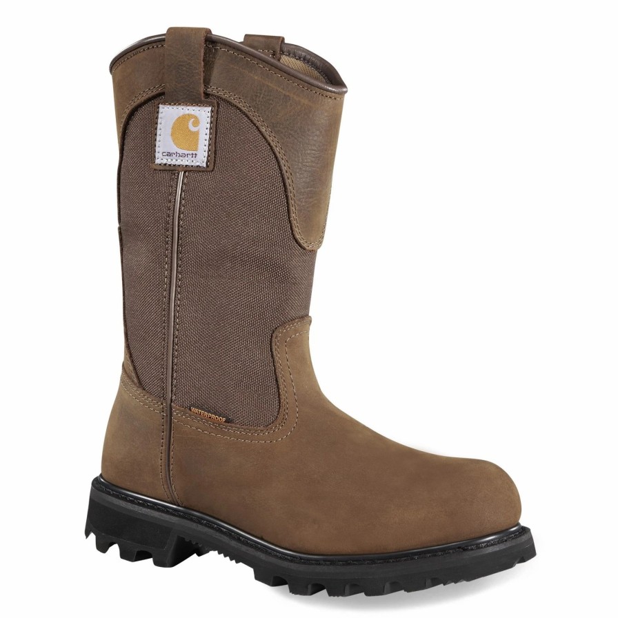 Boots * | Women'S Carhartt, Traditional Welt Wp 10In Steel Toe Wellington Boot