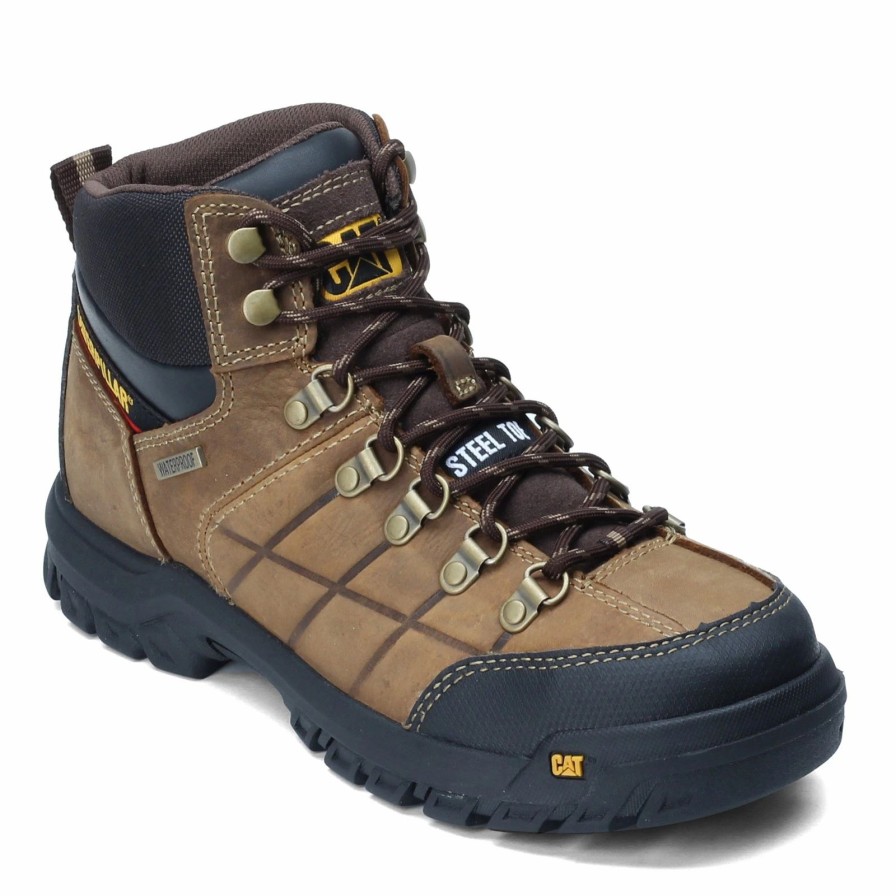 Boots * | Men'S Caterpillar, Threshold Waterproof Work Boot