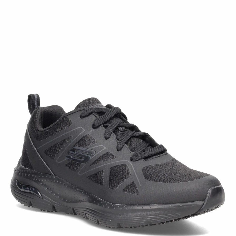 Sneakers * | Skechers Work Men'S Skechers, Arch Fit Sr Axtell Work Shoe Wide Width