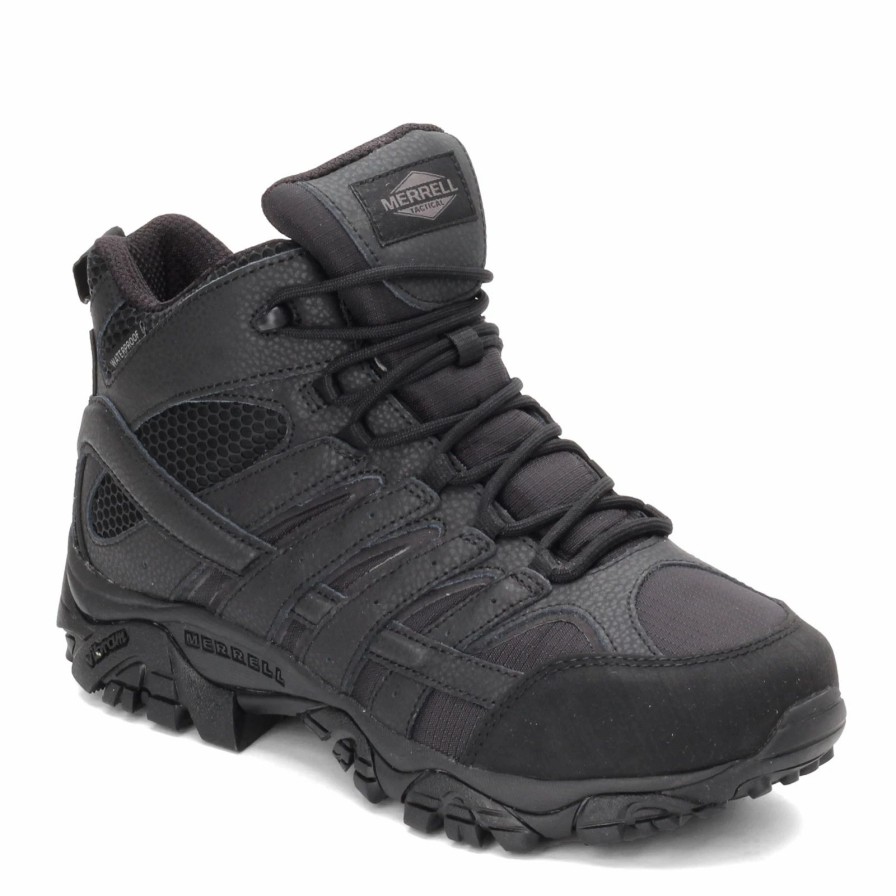 Boots * | Men'S Merrell, Moab 2 Mid Tactical Response Waterproof Boot