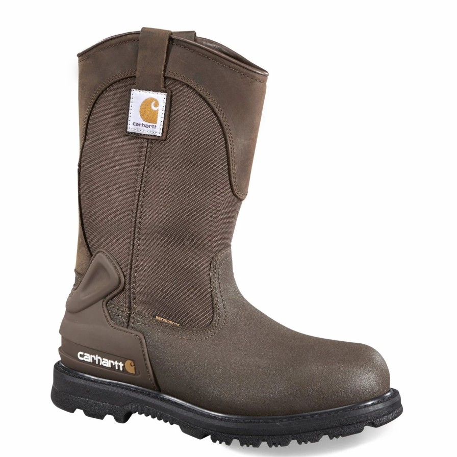 Boots * | Men'S Carhartt, Heritage Wp 11In Steel Toe Wellington Boot