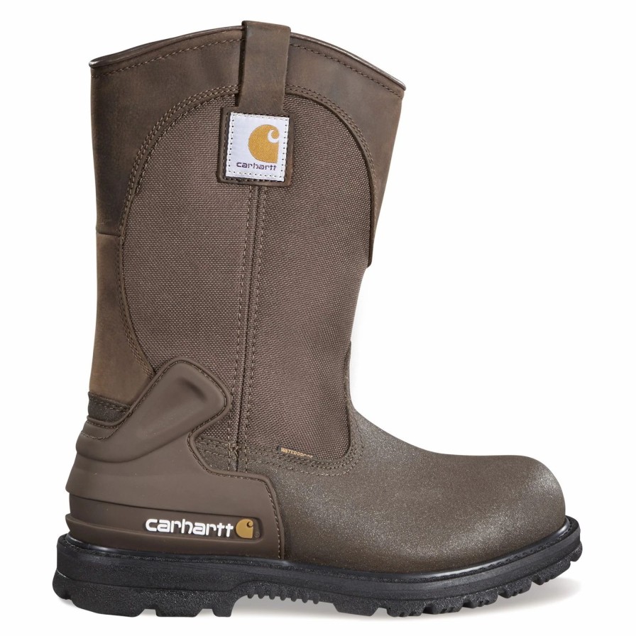 Boots * | Men'S Carhartt, Heritage Wp 11In Steel Toe Wellington Boot