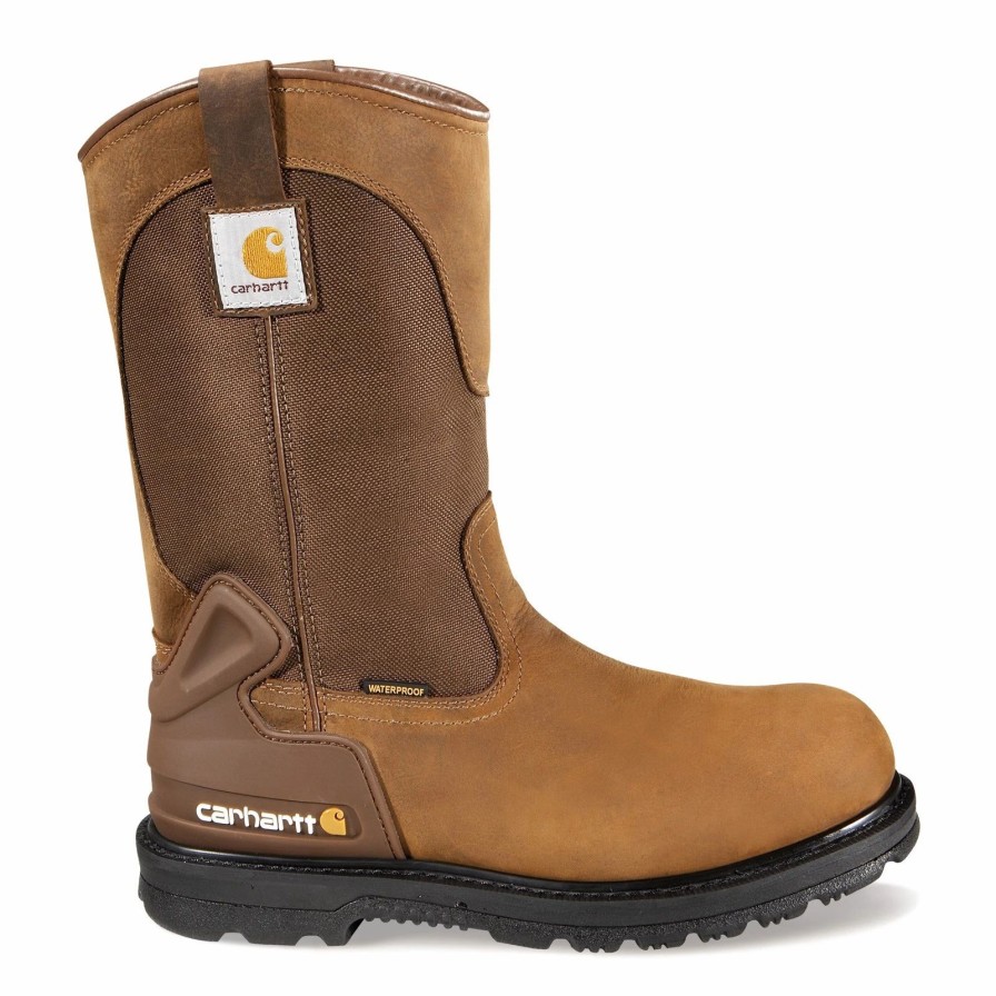 Boots * | Men'S Carhartt, Heritage Wp 11In Soft Toe Wellington Boot