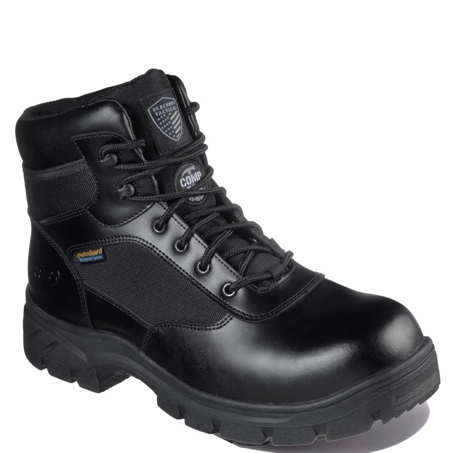 Boots * | Skechers Work Men'S Skechers, Wascana Linnean Ct Wp Work Boot