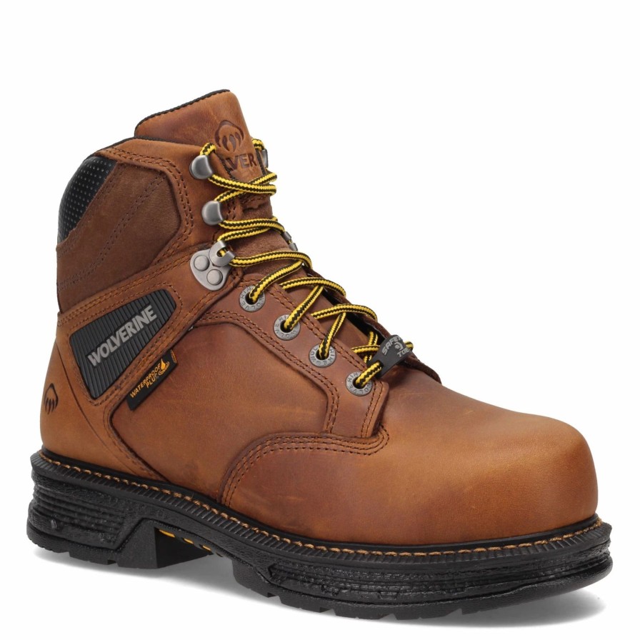 Boots * | Men'S Wolverine Boots, Hellcat Ultraspring 6In Carbonmax Work Boot