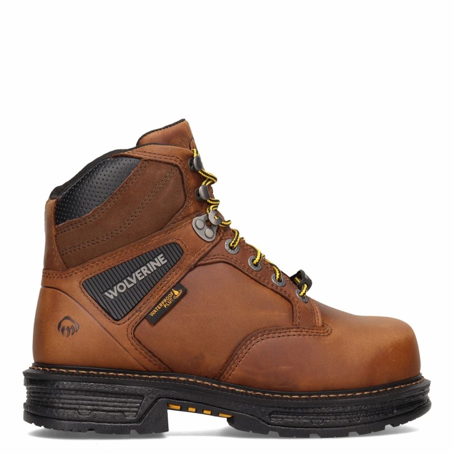 Boots * | Men'S Wolverine Boots, Hellcat Ultraspring 6In Carbonmax Work Boot