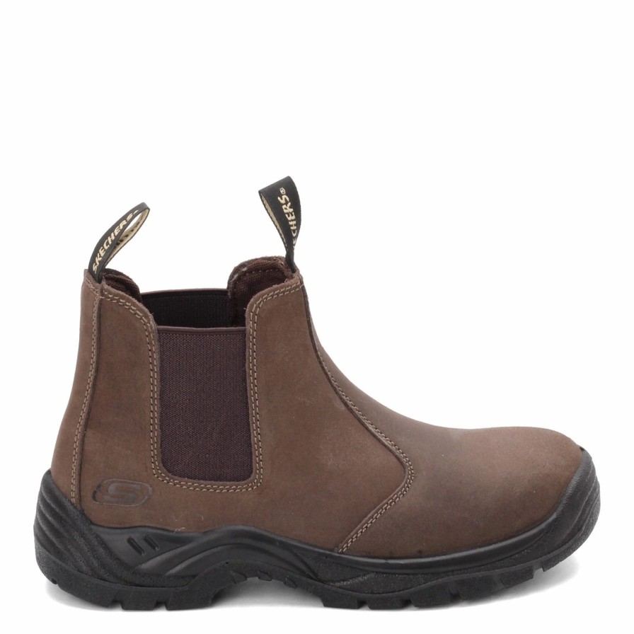 Boots * | Skechers Work Men'S Skechers, Tapter Steel Toe Work Boot