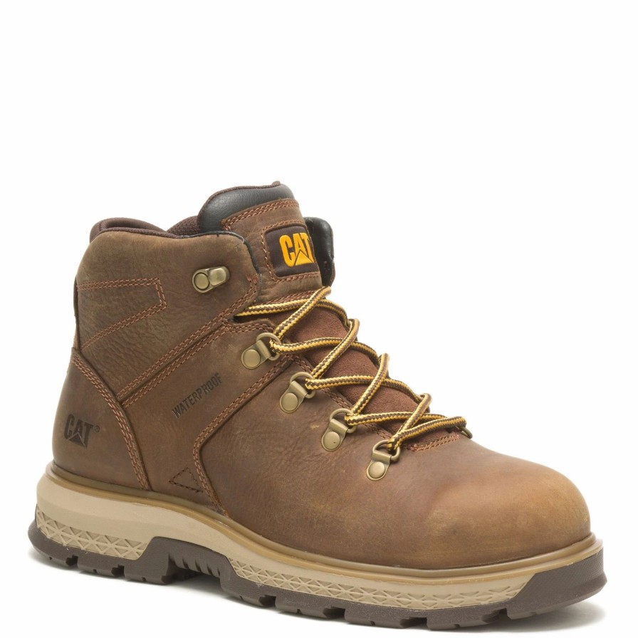 Boots * | Men'S Caterpillar, Exposition Hiker Wp Alloy Toe Work Boot