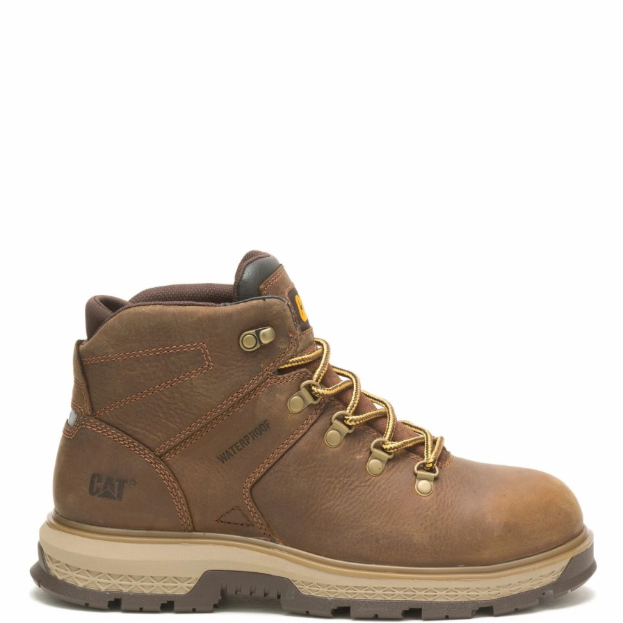 Boots * | Men'S Caterpillar, Exposition Hiker Wp Alloy Toe Work Boot