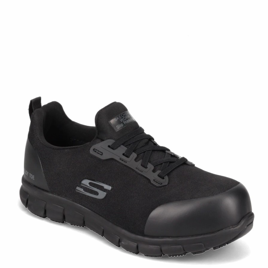 Sneakers * | Women'S Skechers Work, Sure Track Irmo Alloy Toe Shoe