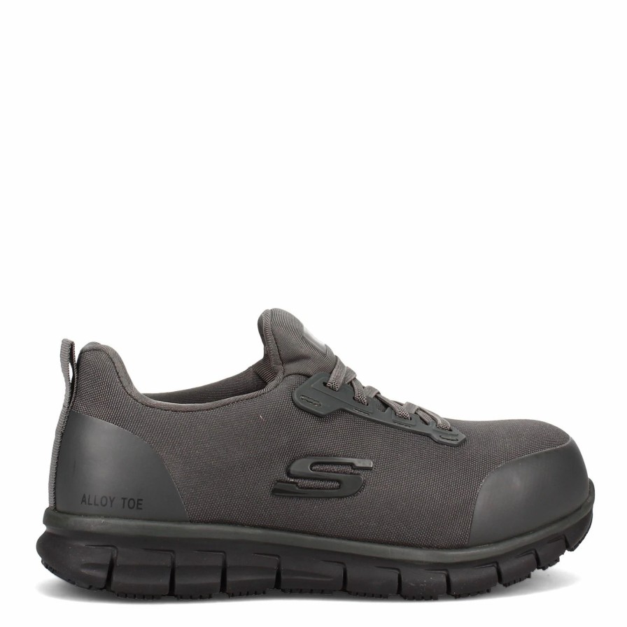 Sneakers * | Women'S Skechers Work, Sure Track Irmo Alloy Toe Shoe