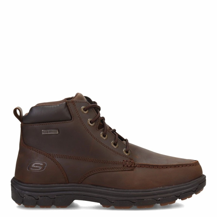 Boots * | Skechers Work Men'S Skechers, Vicksburk Gentain Soft Toe Work Boot