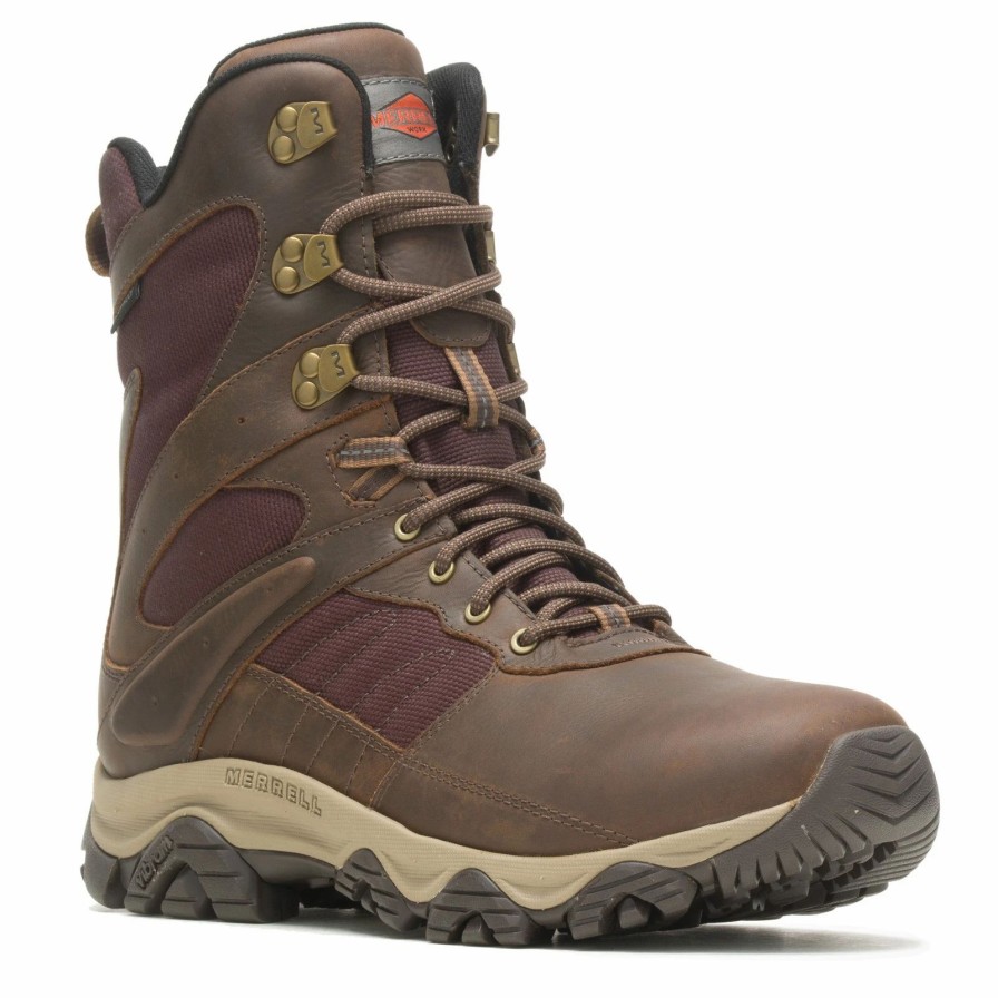 Boots * | Men'S Merrell, Moab 2 Timber 8In Waterproof Boot