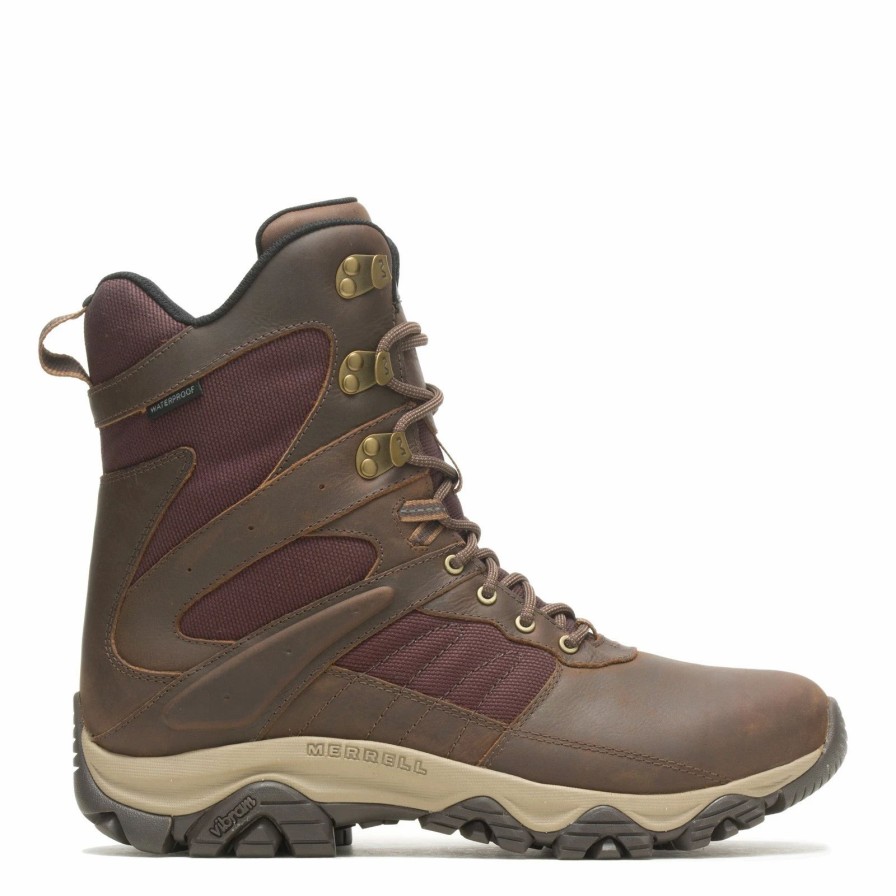 Boots * | Men'S Merrell, Moab 2 Timber 8In Waterproof Boot