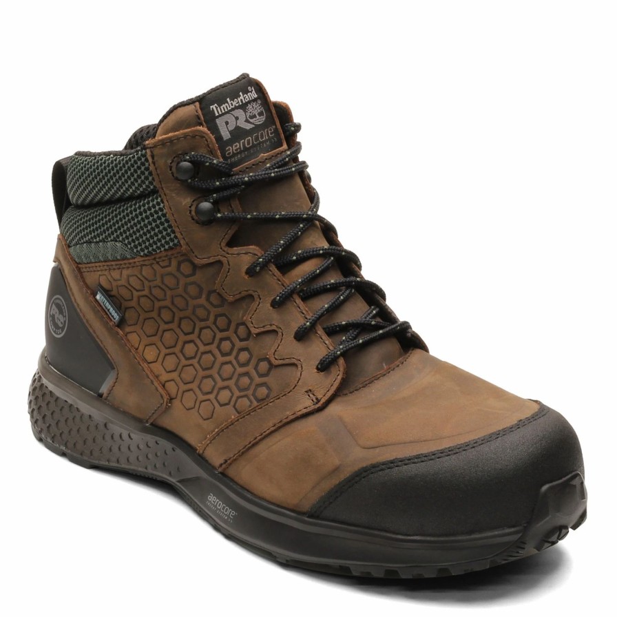 Boots * | Men'S Timberland Pro, Reaxion Mid Comp Toe Work Boot